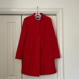 Jcrew city coat, size 10, lined, button closure